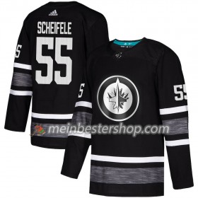Winnipeg Jets All Star 2019 Mark Scheifele 55 2019 All-Star Adidas Schwarz Trikot Authentic - Herren